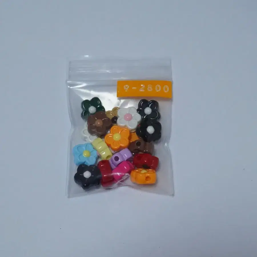 DIY 실색 꽃모양 아크릴비즈