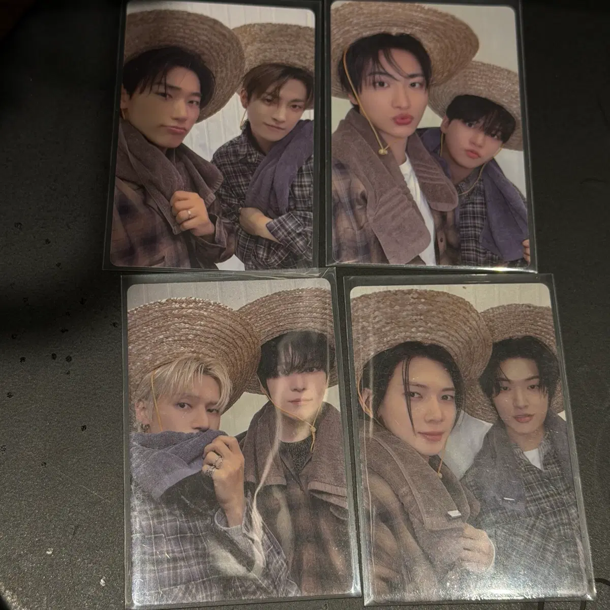 에이티즈 청년농부 포카 4장 일괄 1 set
