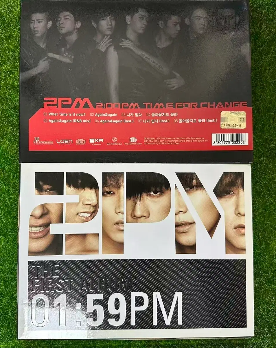 2PM 1집 싱글앨범 2장일괄 개봉cd