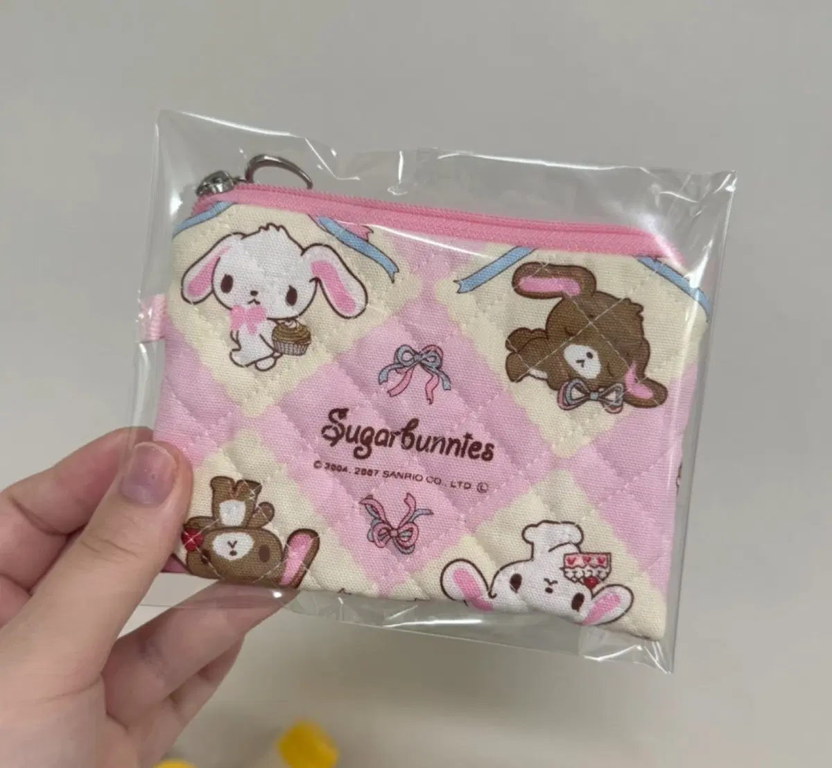 [새상품, 에눌불가] 고전원단 산리오 슈가바니즈 지갑 핸드메이드 지갑 파우치 슈가바니즈 파우치