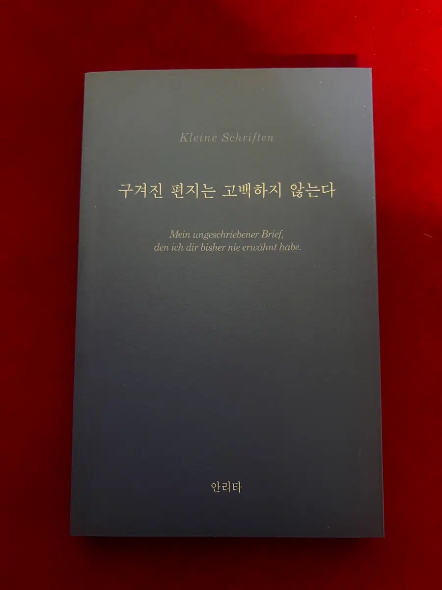 구겨진 편지는 고백하지 않는다 - 안리타
