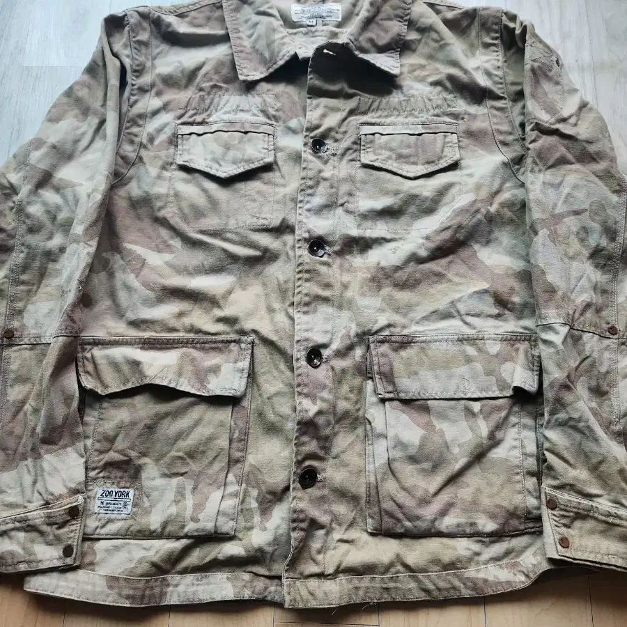 Zoo York 카모 밀리터리 자켓 M
