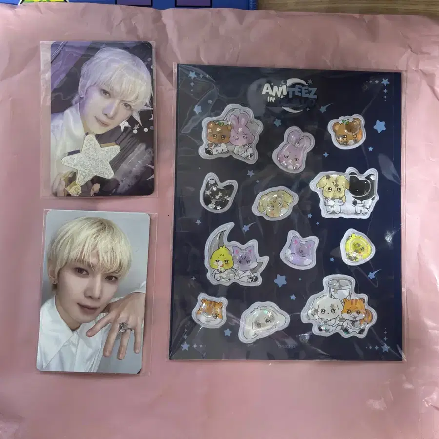 에이티즈 애니티즈 워터 입체 스티커 여상