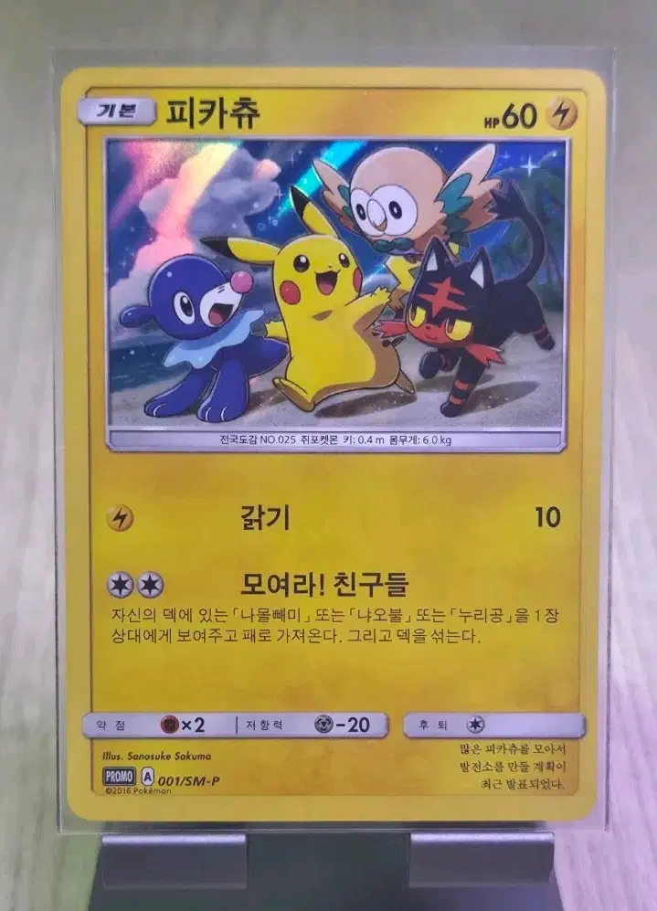 포켓몬카드 모여라 친구들 피카츄 팝니다