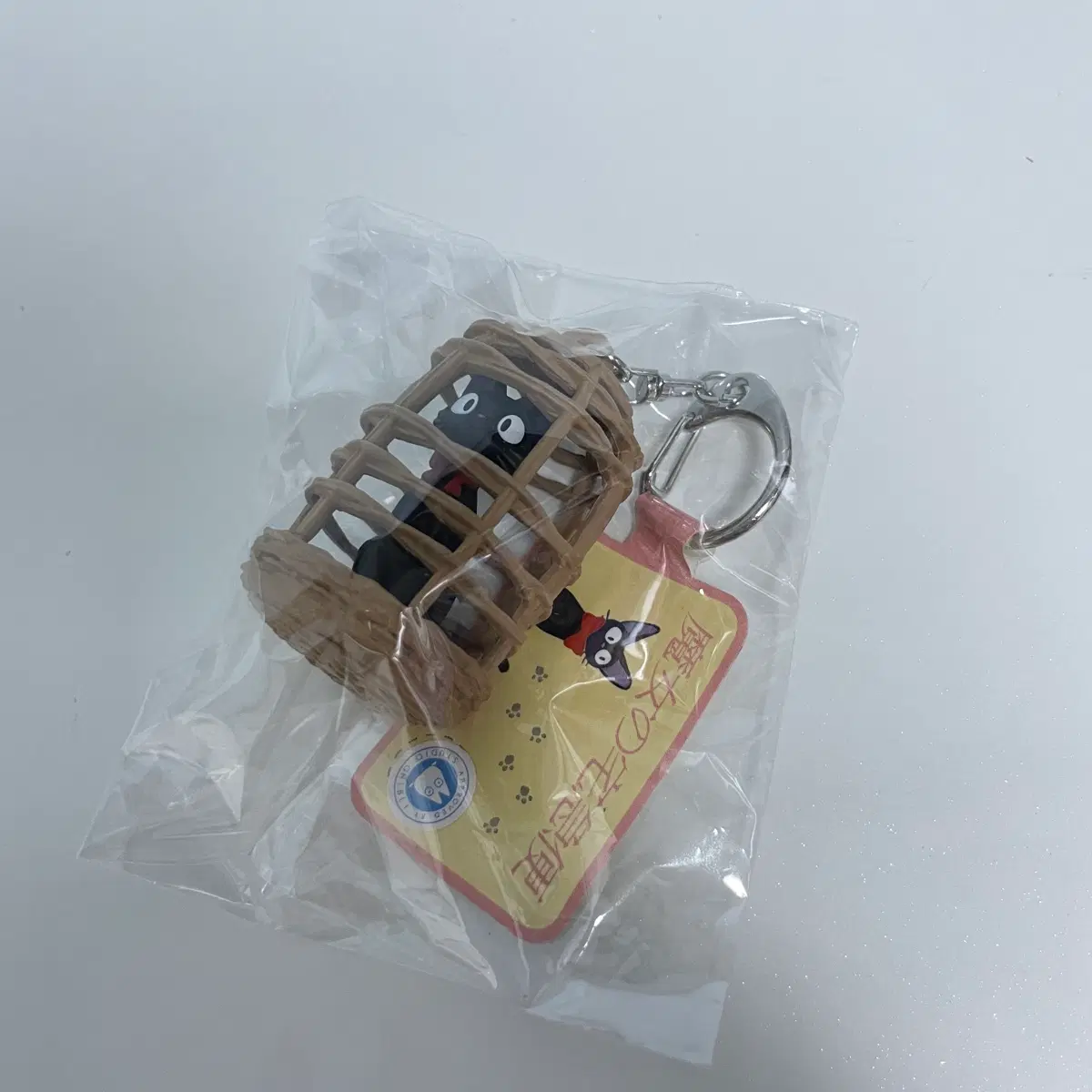 지브리 마녀배달부 키키 새장 지지 키링