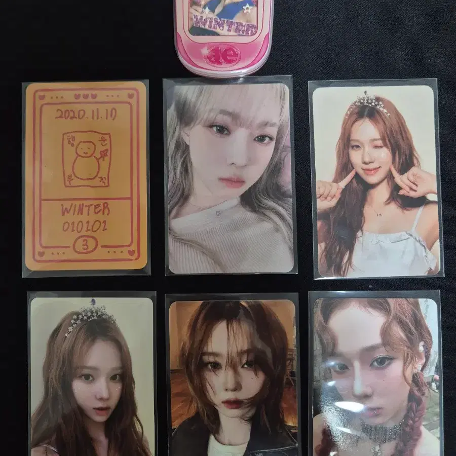에스파 윈터 포토카드+키링굿즈 일괄판매