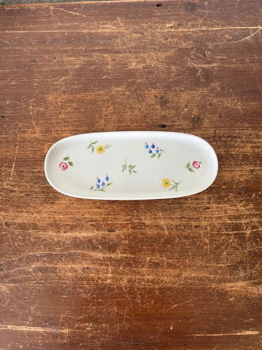 독일)빈티지 Rosenthal 플로랄 접시
