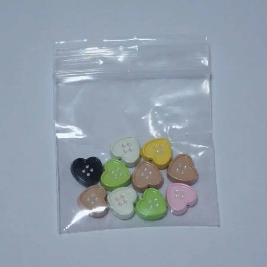 DIY 하트단추 메탈비즈
