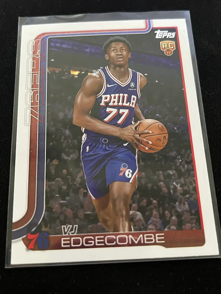 Nba topps 2025-26 vj 엣지컴 카드 탑스 루키 vj edgecombe
