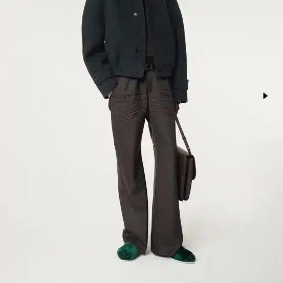 25FW 렉토 Recto 레글런 라글랑 슬리브 울 블루종 점퍼 자켓 차콜 그레이