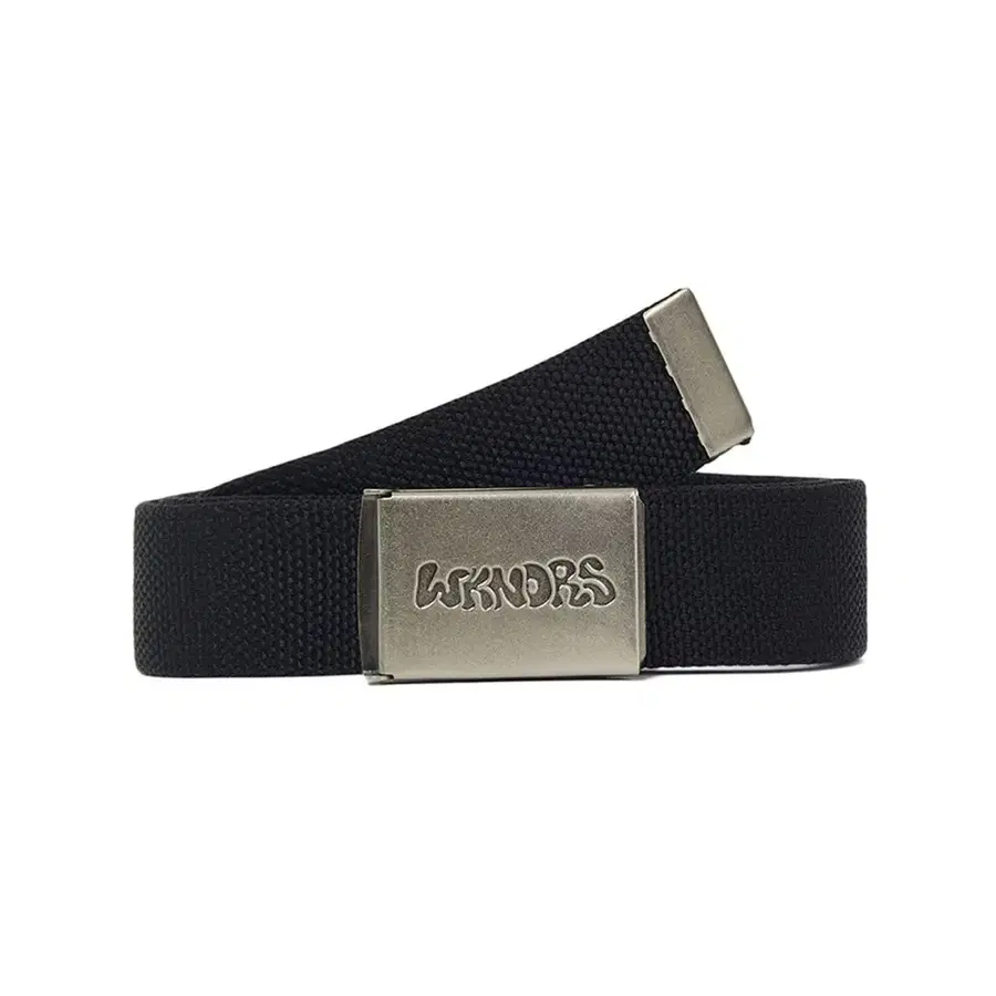 위캔더스 GRAFFITI LOGO BELT (BLACK) 로고 벨트 블랙