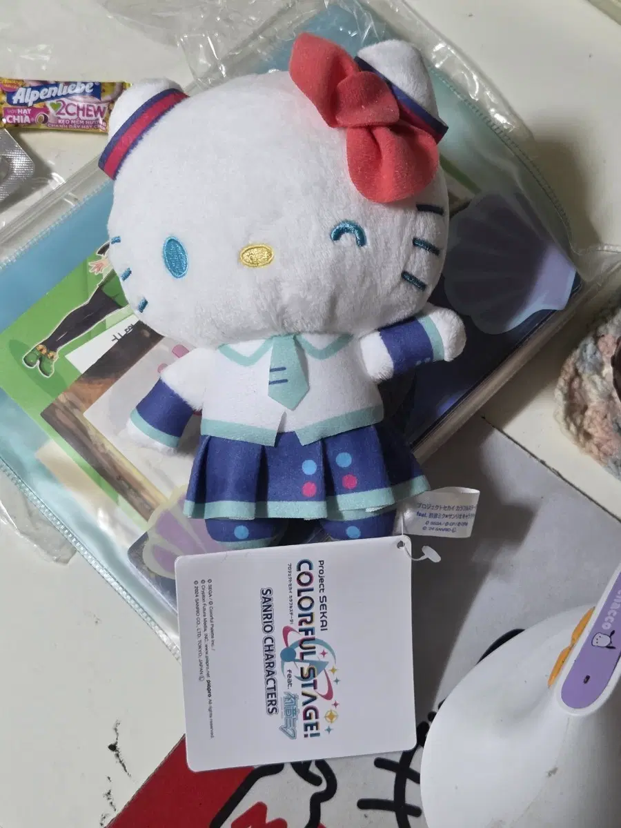 헬로키티 프로젝트 세카이 콜라보 봉제인형