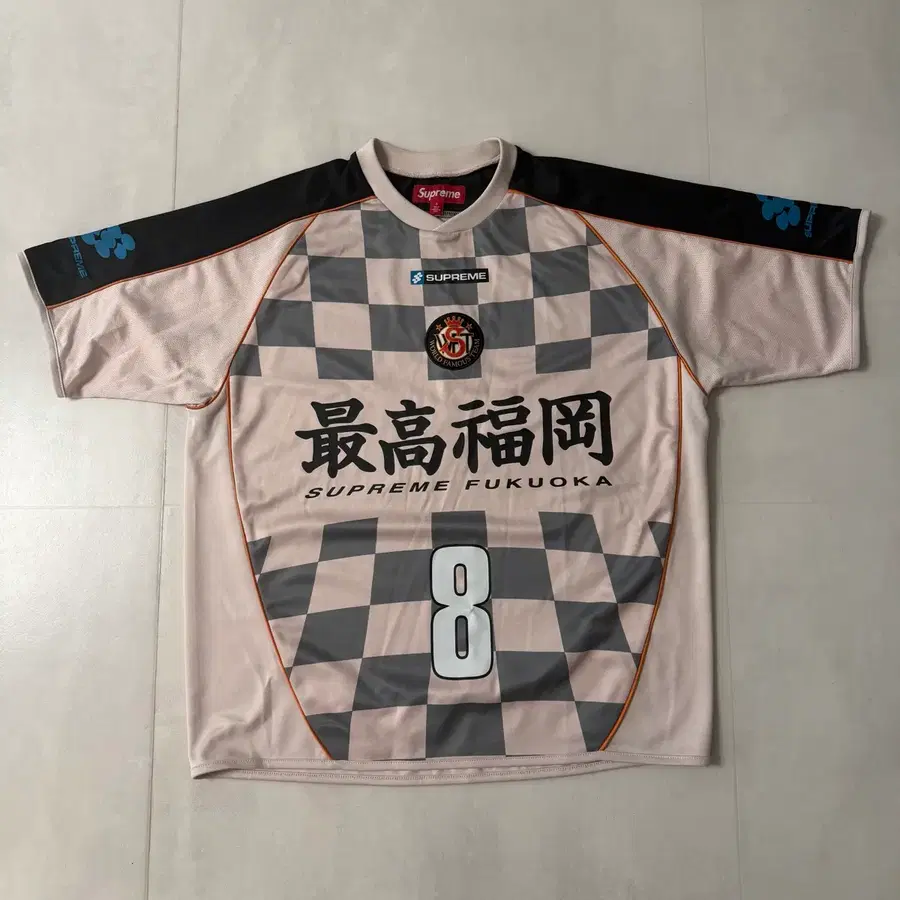 슈프림 26SS 체커보드 사커 저지 S size