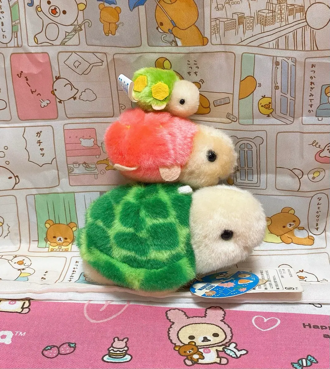 마린클럽 거북이 인형 3종 세트