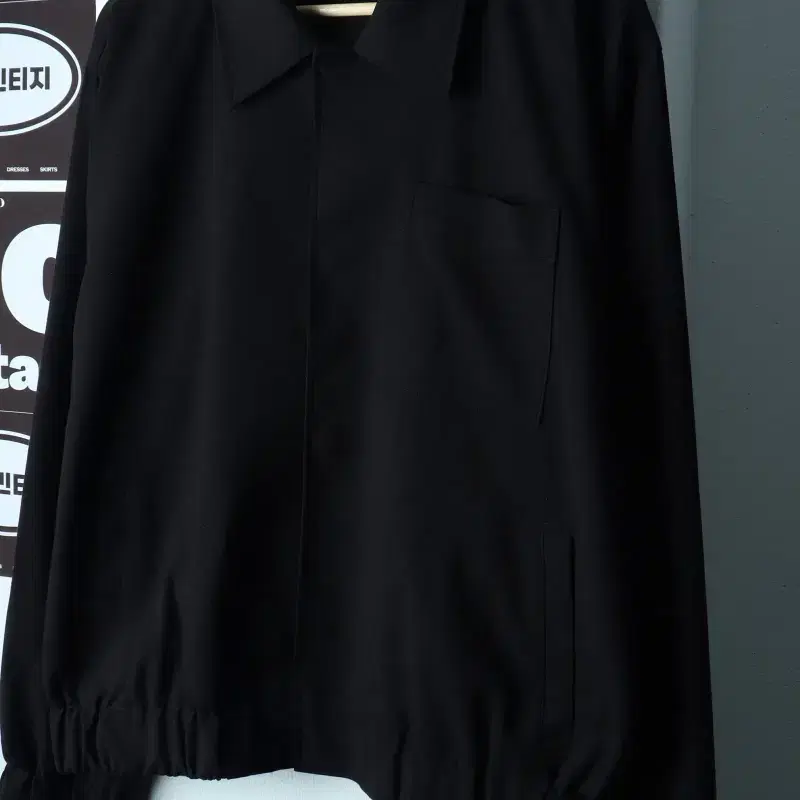 (L-2XL) 아노블리어 집업 바람막이 점퍼자켓 블루종-H39451