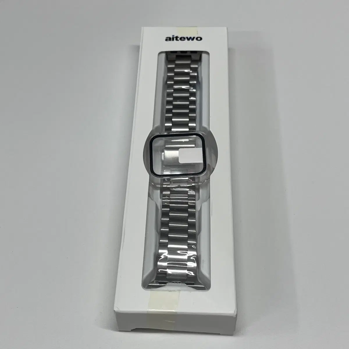 AITEWO 애플워치 메탈 스트랩 케이스 40mm 실버 새상품