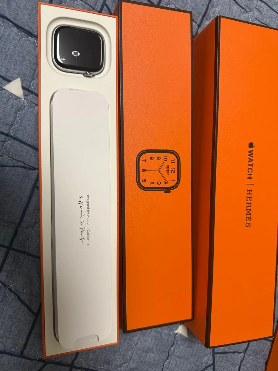 애플워치10에르메스 46mm 실버 티타늄 기기단품