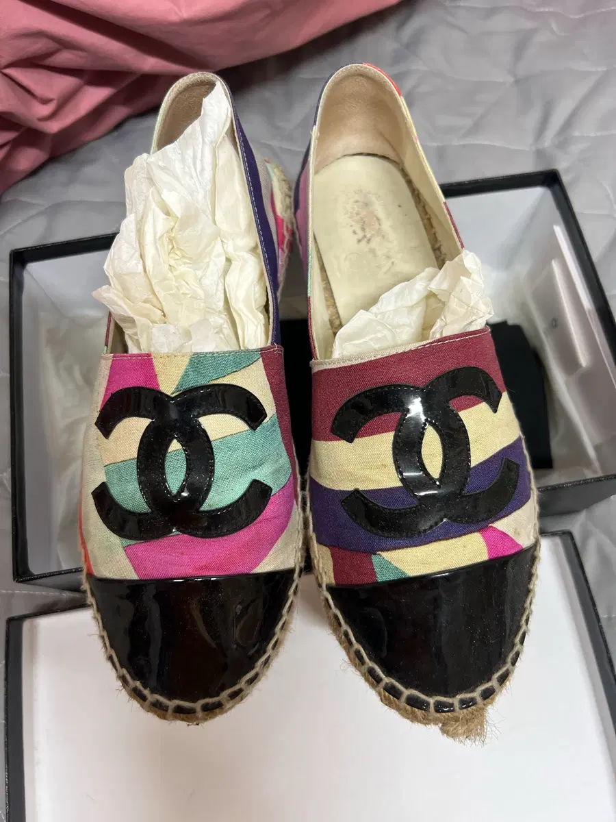Chanel multicolor espadrilles 37