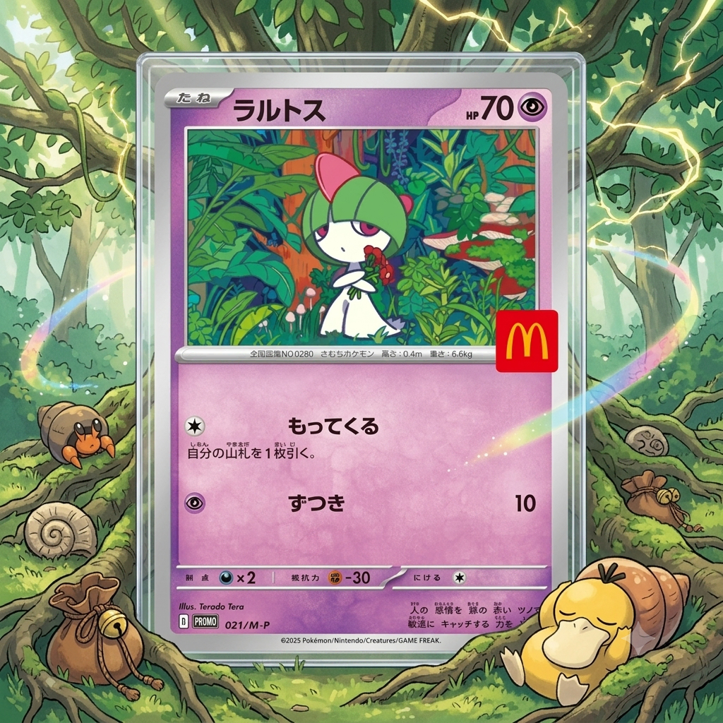 [등급카드/BRG] 포켓몬 맥도날드 프로모 맥날츄 BRG 그레이딩 카드 랄토스 Mint 9