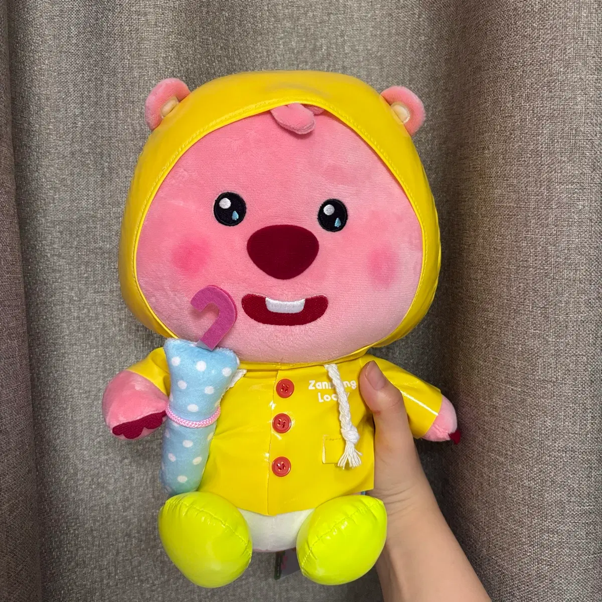 잔망루피 우비 ver 인형