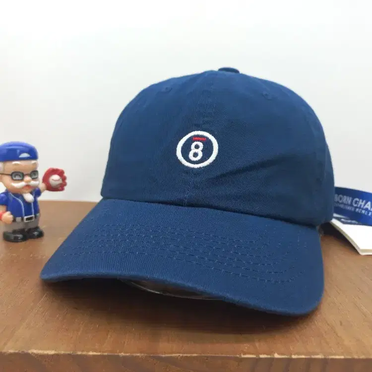 [새상품] 본챔스 BORN CHAMPS 1988 올림픽 서클 그래픽 자수 스트릿 볼캡 야구모자 네이비