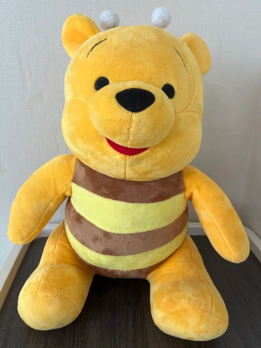 [디즈니] 곰돌이푸 꿀벌 푸우 45cm 대형 인형 팝니다.