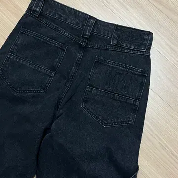 플라스틱 프로덕트 MPa CALF POCKET PANTS 블랙 S | 데님/청바지