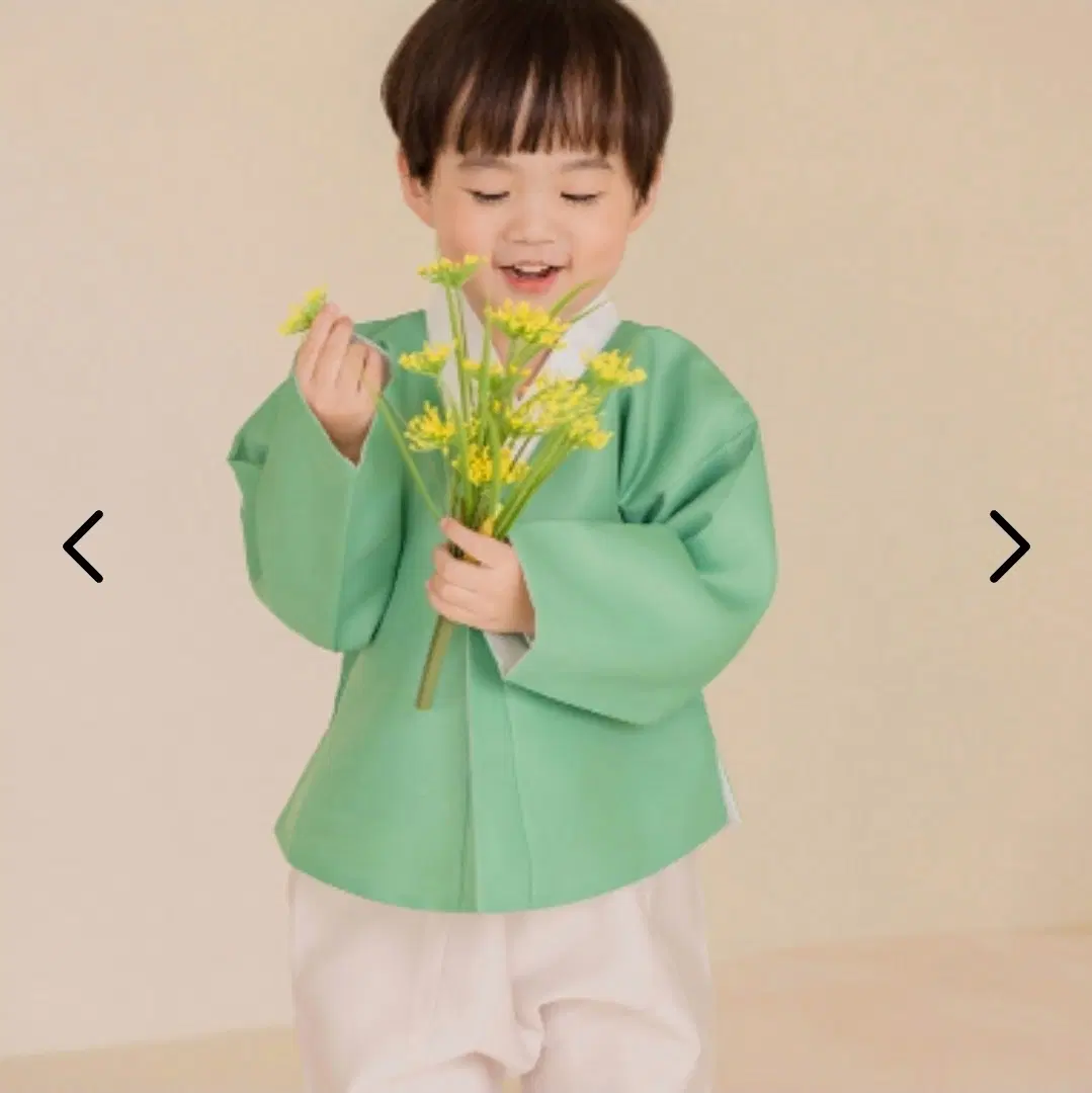메종드온 나라 마고자 초록 남아한복 7호