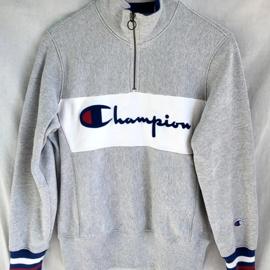 챔피온(CHAMPION) 여성 반집업 맨투맨 스웨트셔츠 XS