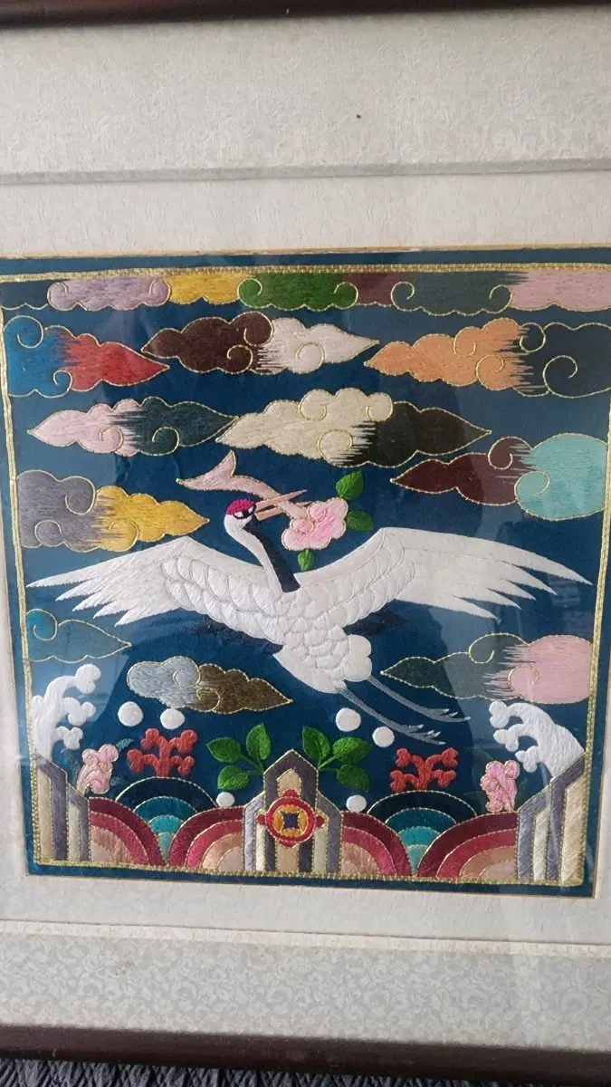 근대사 학 흉배