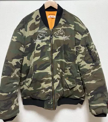 SYUMAN. 26AW 카모플라쥬 MA-1 플라이트 자켓