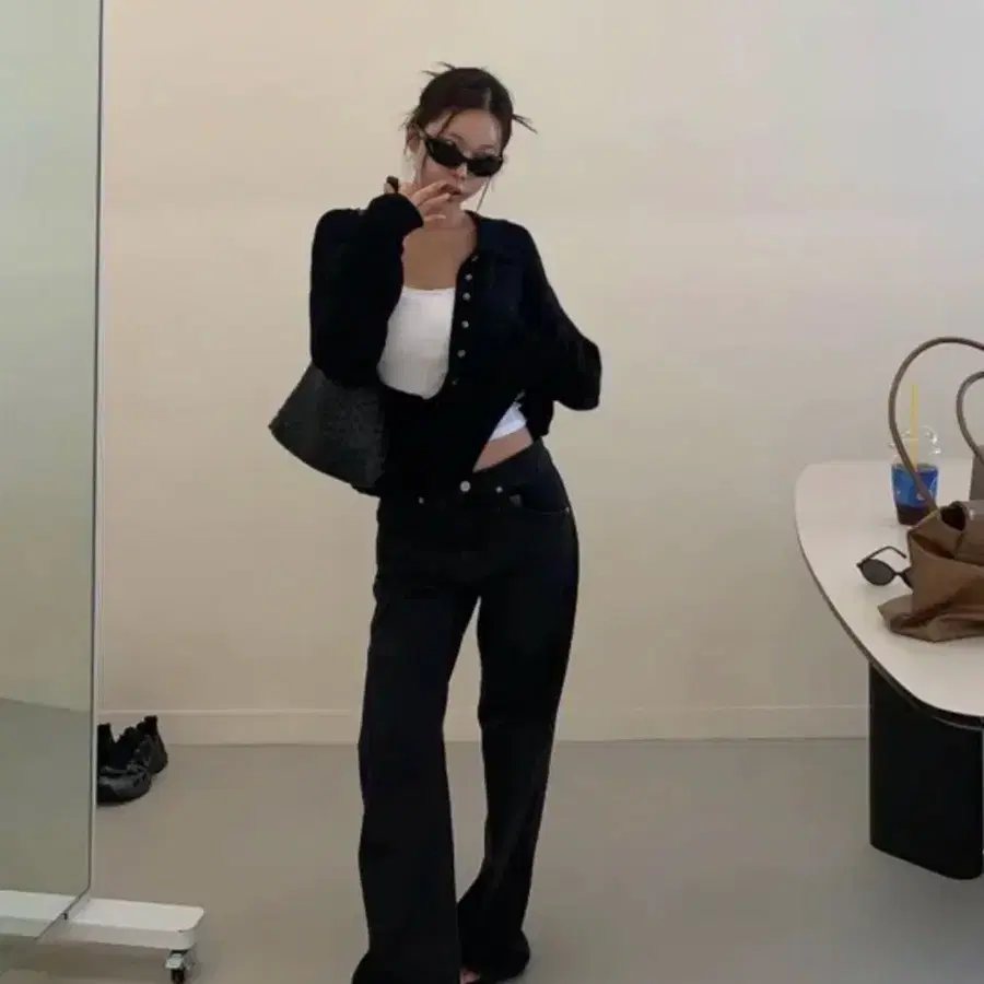 러브바니 로우 일자부츠컷팬츠