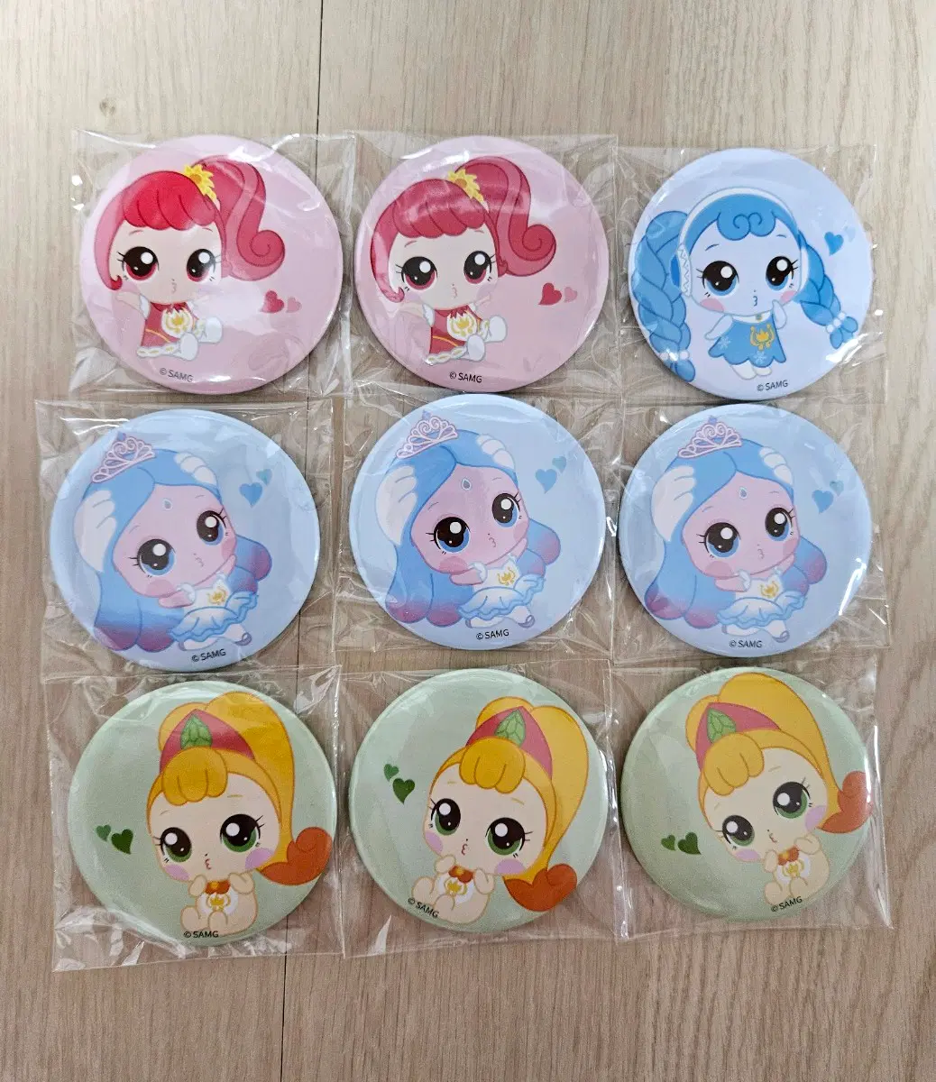 CU 티니핑 랜덤뱃지