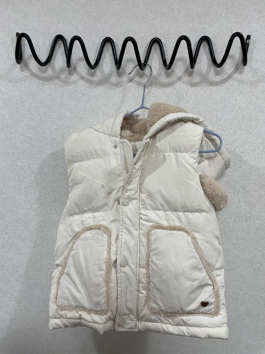아가방 패딩 조끼 100