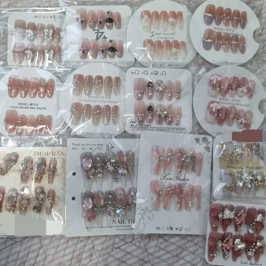 수제 네일팁m사이즈