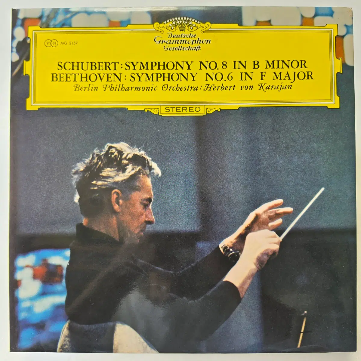 (일본/LP) 카라얀, 베를린필 Karajan,  Schubert: Symphony No.8 / Beethoven: Symphony No. 6