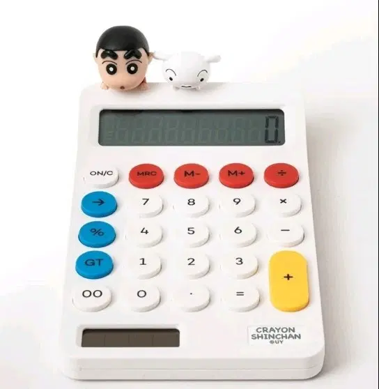 짱구 흰둥이 피규어 계산기 새 상품