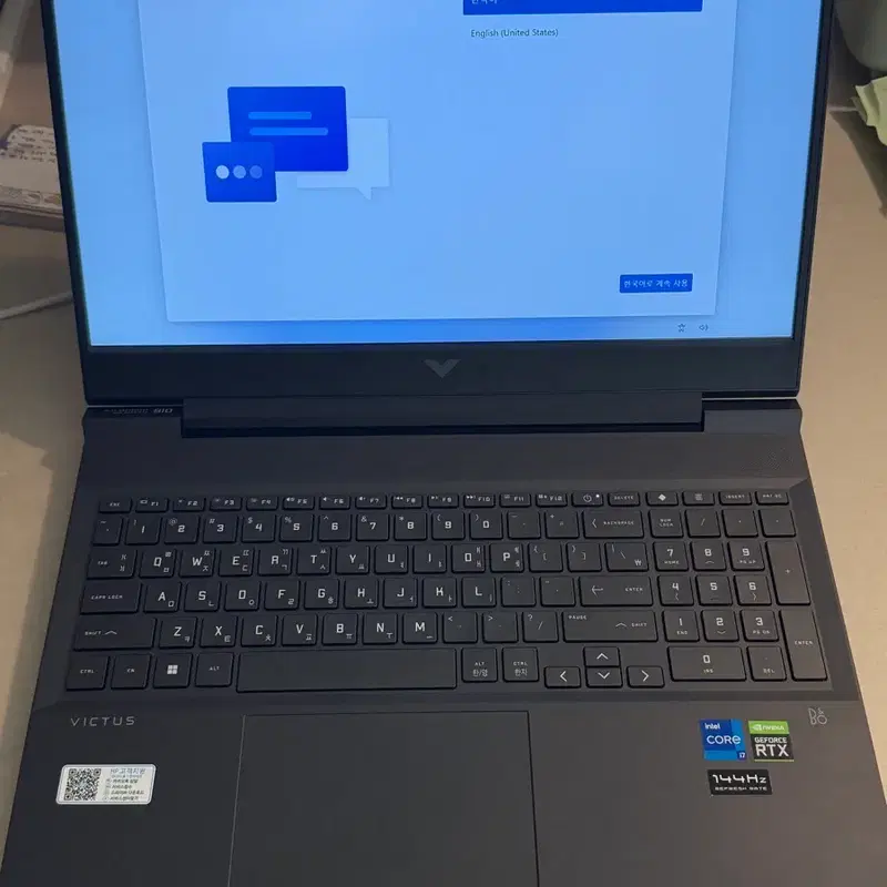 HP 빅터스 16 게이밍 노트북 RTX 3050, 16G, 1TB 16인치