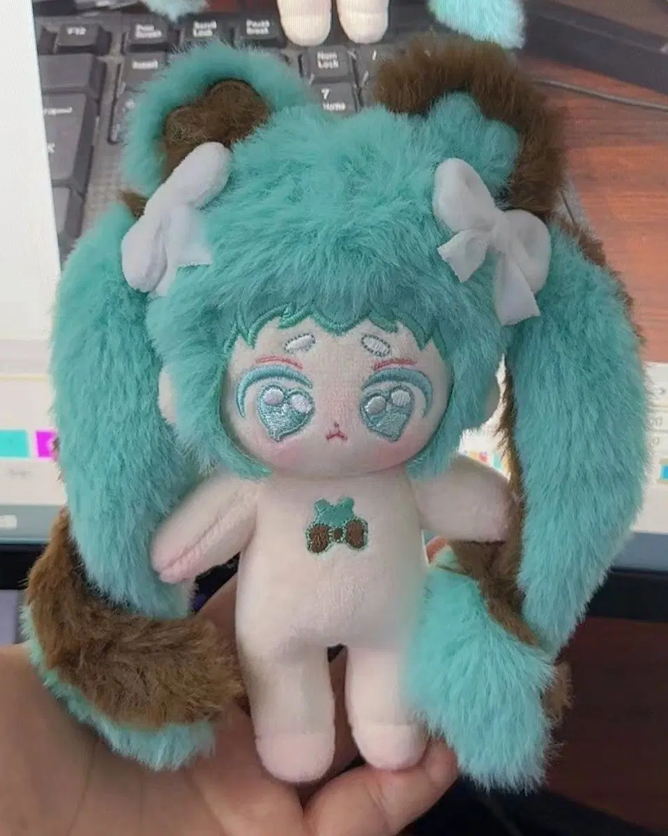 민초베어 10cm 무속성 솜인형