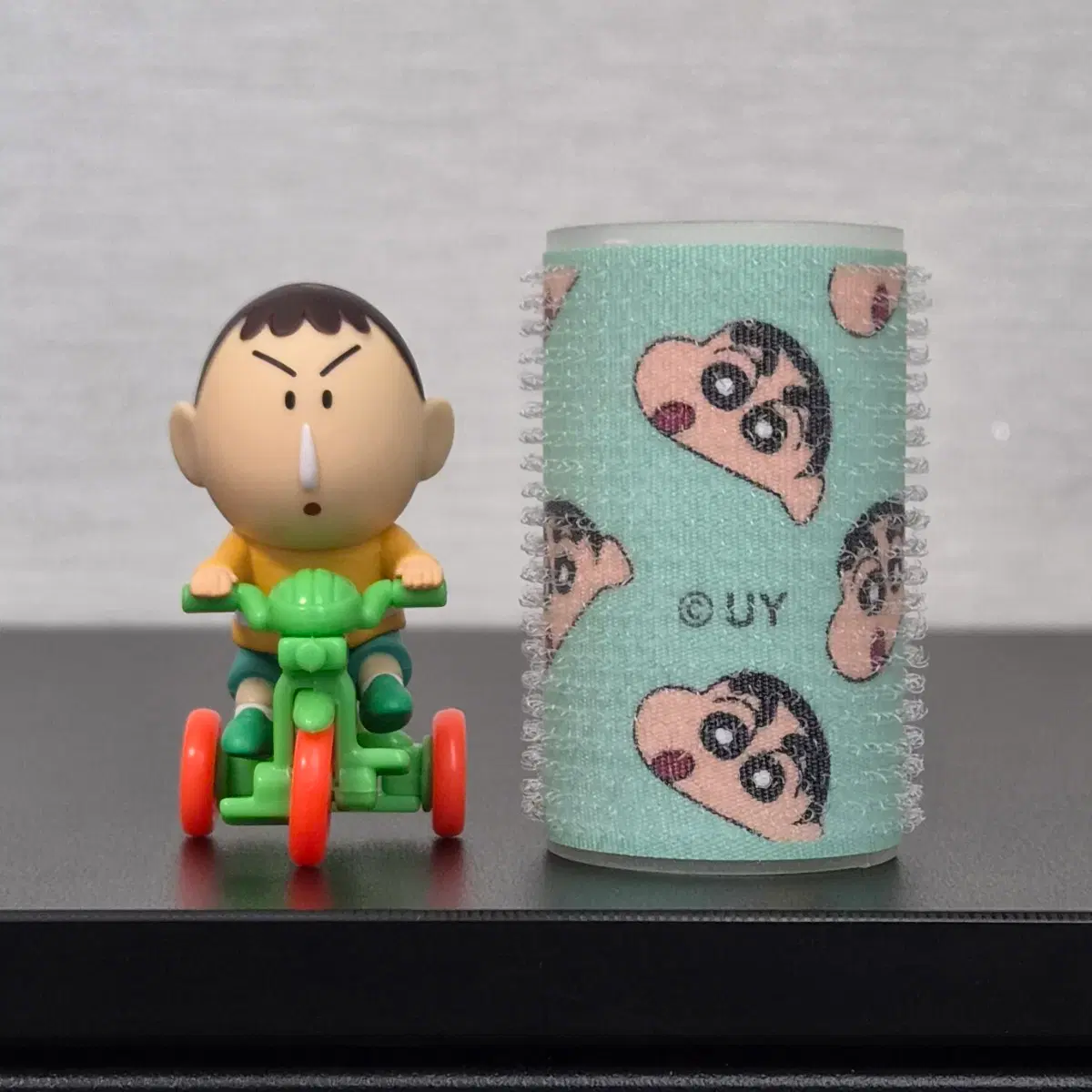 [반다이/캡슐토이/오염많음] 6cm 크레용신짱 피규어 세발 자전거 3탄 맹구