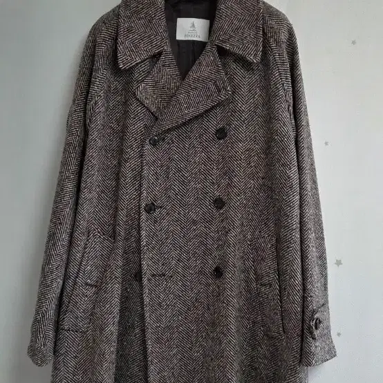 멋랩 피네짜 도네갈 트위드 코트 XL 브라운 새제품