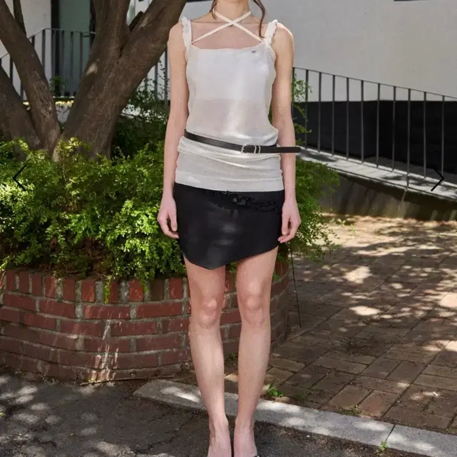 벨리아르 bellialeu Hazel knit sleeveless 아이보리