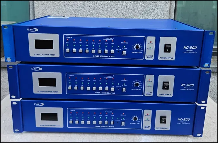 [중고] 동서테크(E&W) NC-800 8채널 순차전원공급기