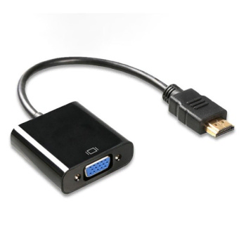 HDMI to VGA 1080p 무전원 비디오 컨버터 블랙