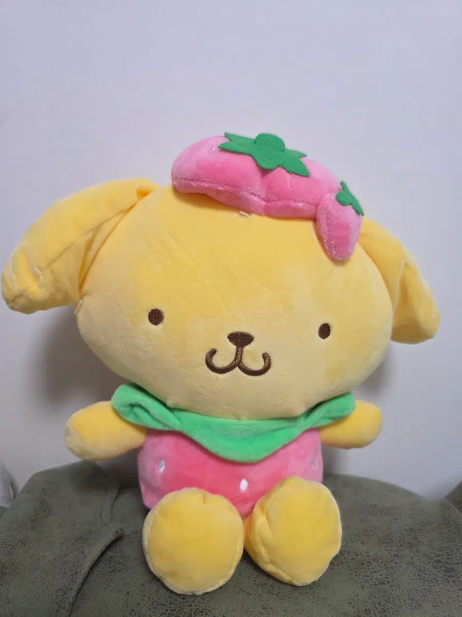 폼폼푸린 딸기 인형