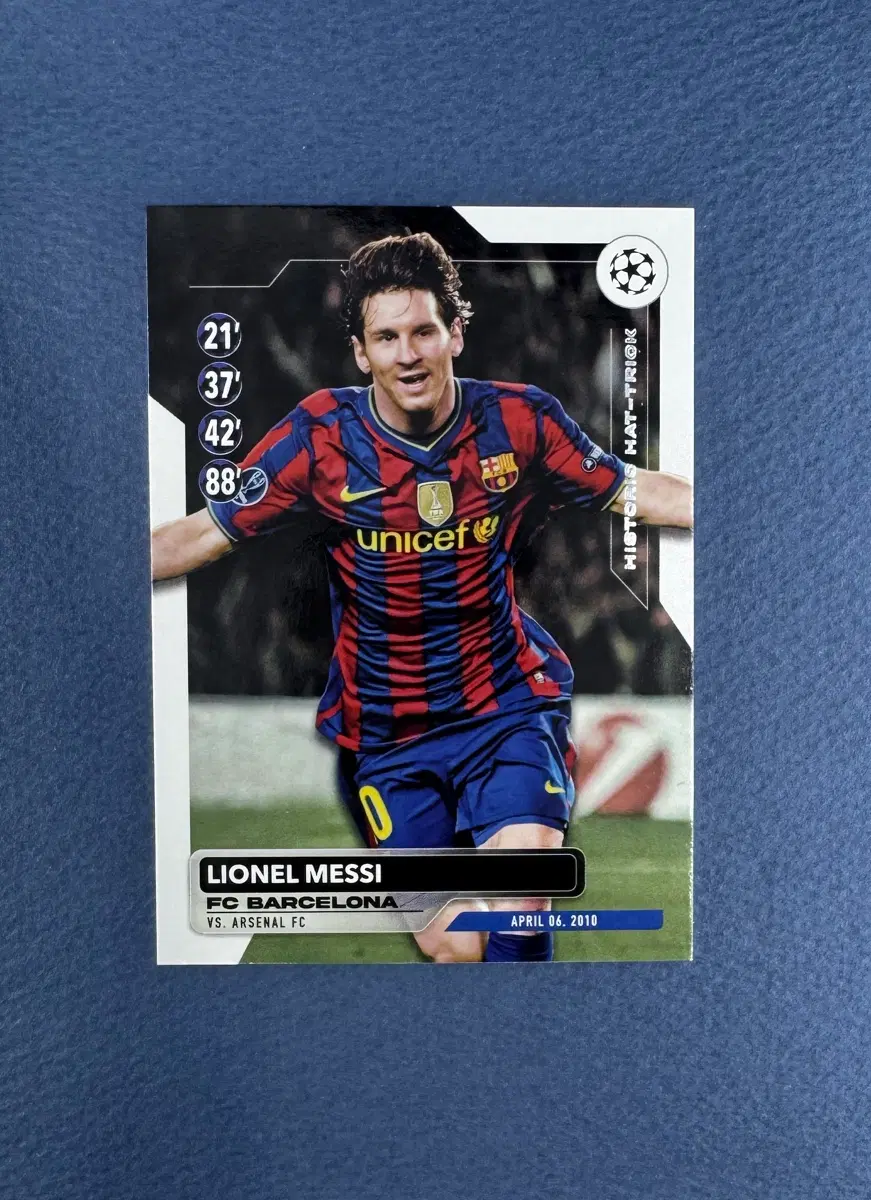 2023-24 Topps UEFA Historic Hat-Trick 리오넬 메시