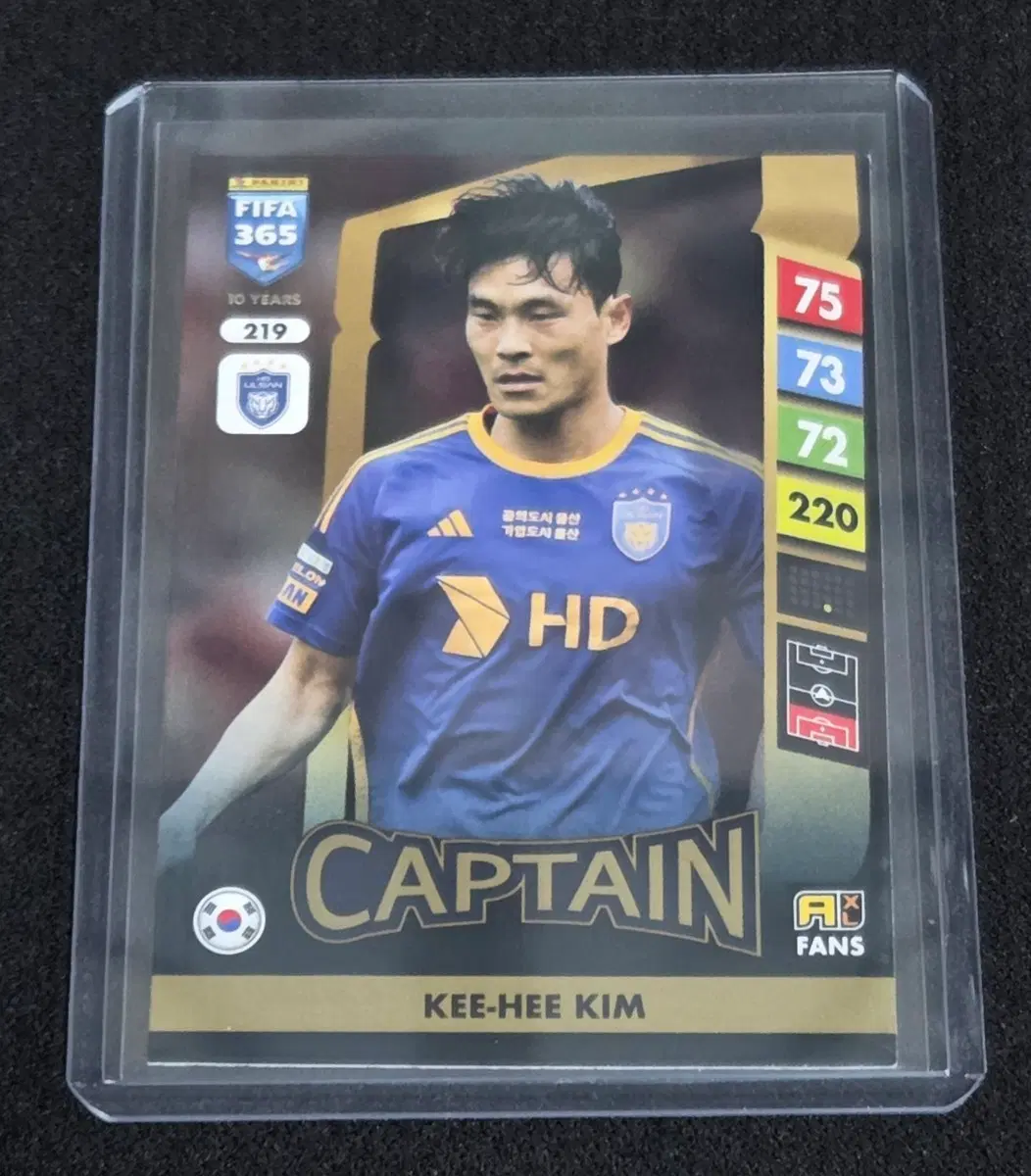 파니니 FIFA 365 울산 김기희 선수 캡틴 카드