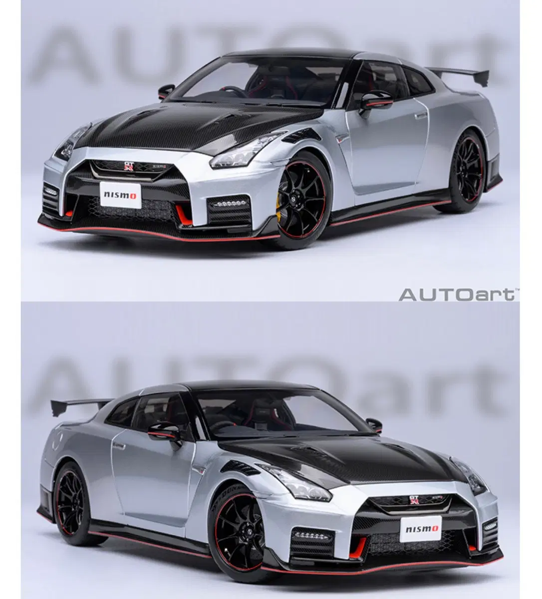 오토아트(Autoart) 1/18 닛산 GTR 니스모 버전 실버 구합니다