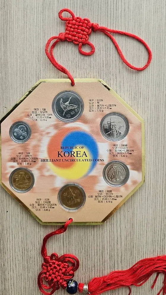 (미사용) 2004년한국의 주화 기념 주화 6종 민트 세트