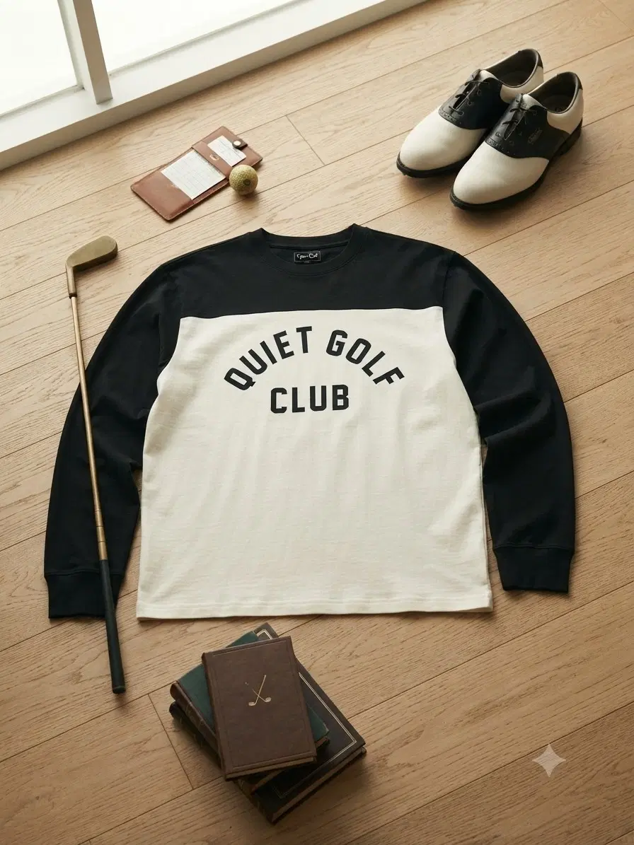 QUIET GOLF 티셔츠 새제품